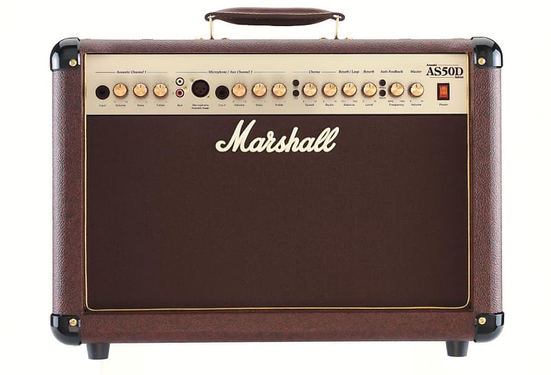 Marshall Acoustic Soloist AS50D 2-Channel 50-Watt 2x8" Acoustic Guitar Combo image 2