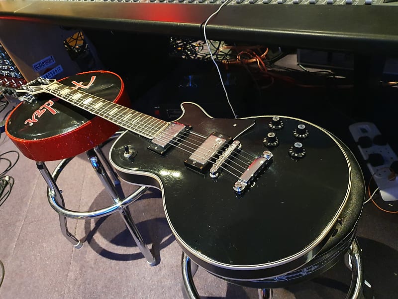 Vintage 70's FujiGen Les Paul Custom with Gibson 