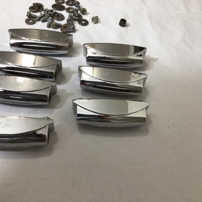 7 Gretsch SINGLE TENSION   Bass Drum Lugs  1950s/1960s - Chrome image 7