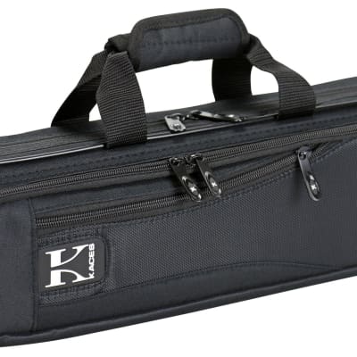 Kaces Lightweight Hardshell Flute Case, Black, KBO-FLBK image 2