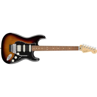 Fender Player Stratocaster Floyd Rose HSS 3 Tone Sunburst Pau Ferro image 2
