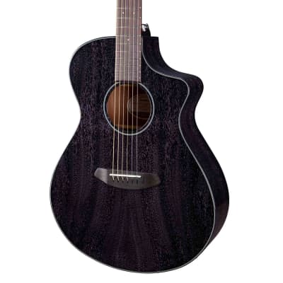 Breedlove Rainforest S Concert Orchid CE Acoustic Guitar, African Mahogany Body image 4