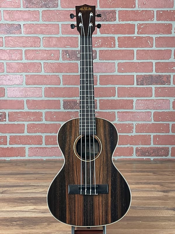 Kala Striped Ebony Tenor Ukulele | Reverb