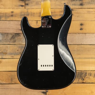 Fender Custom Shop Postmodern Strartocaster w/ AAA Rosewood Fretboard - Relic Aged Black image 3