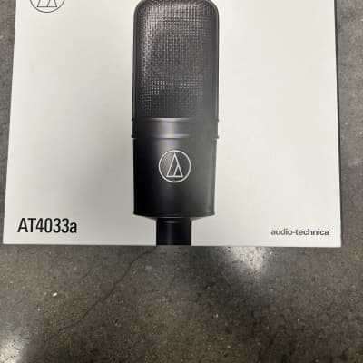 Audio-Technica AT4033 Large Diaphragm Cardioid Condenser Microphone 2010s+Shockmount+Dust Cover+Case image 1