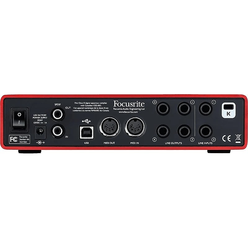 DTM・DAW Focusrite Scarlett 6i6 Focusrite Scarlett 6i6 Review - YouTube