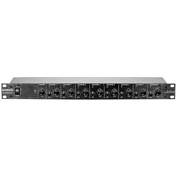 ART MX821s 8-Channel Line Mixer with Stereo Outputs image 1
