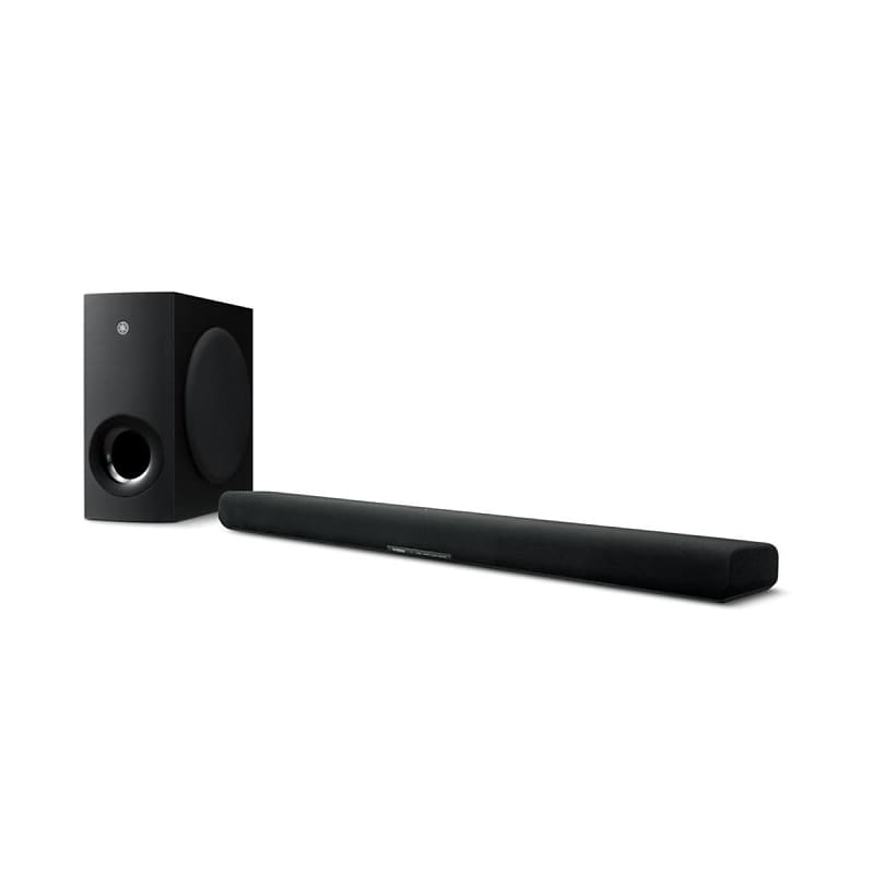 Yamaha SR-B40A 100W 2.1-Channel Sound Bar with Wireless Subwoofer, Black  			