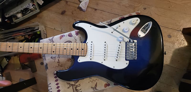 Stratocaster Squier II Korean Late 79-early 83' Custom Blue