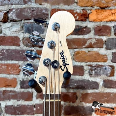 Squier Mini P-Bass Electric Bass (2020s - Red) image 3