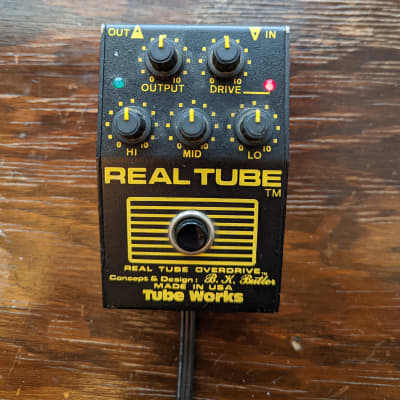 Tube Works Real Tube 12AX7A Tube Overdrive RT-902 BK Butler USA