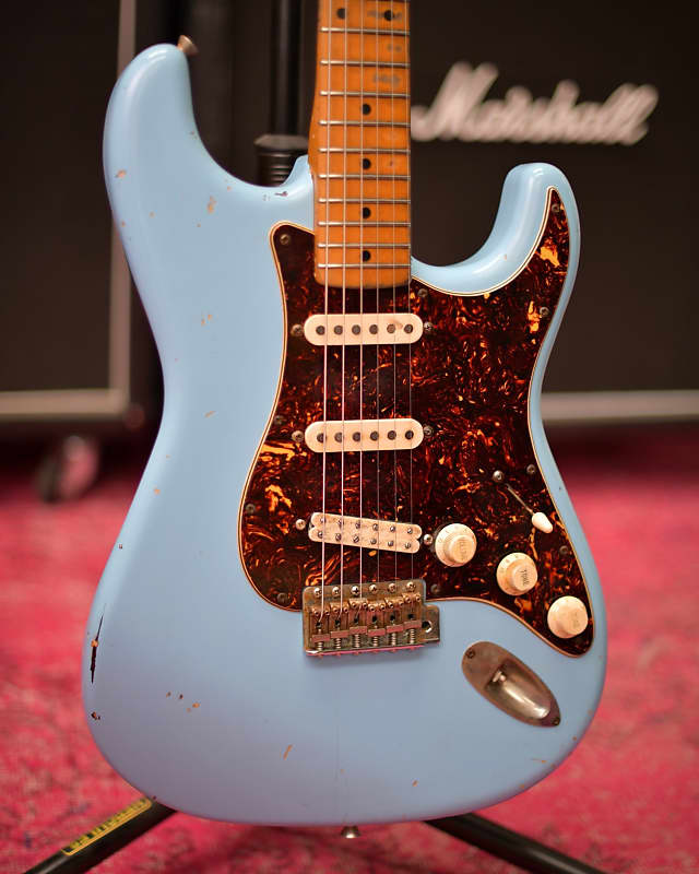 Fender Japan Stratocaster MIJ F Serial 1986 Daphne Blue Nitro