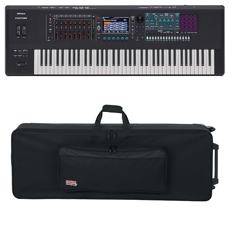 Roland Fantom-7 Workstation Keyboard - Carry Bag Kit image 1