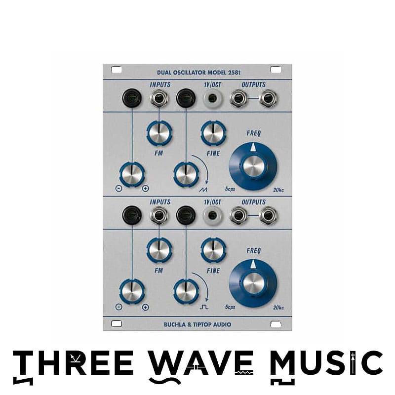 Tiptop Audio Buchla 258t - Dual Oscillator [Three Wave Music] image 1