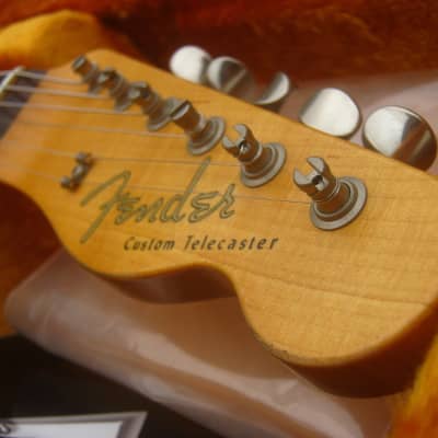 ♚RARE♚ 2014 Fender CUSTOM SHOP Ltd '60 Telecaster CUSTOM Closet Classic RELIC ♚ FADED FIESTA RED ♚ P90 image 15