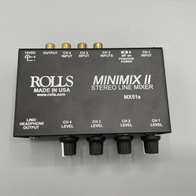 ROLLS outlet MX51s 4-Channel Stereo Mixer