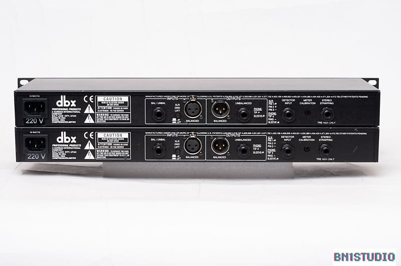 dbx 160A Compressor, stereo pair, sequential serials, set #53