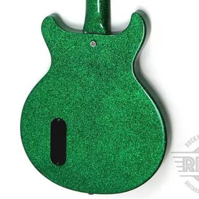 Gibson Les Paul Junior 1958 Marty Bell Sparkle Green Vintage Refin image 6