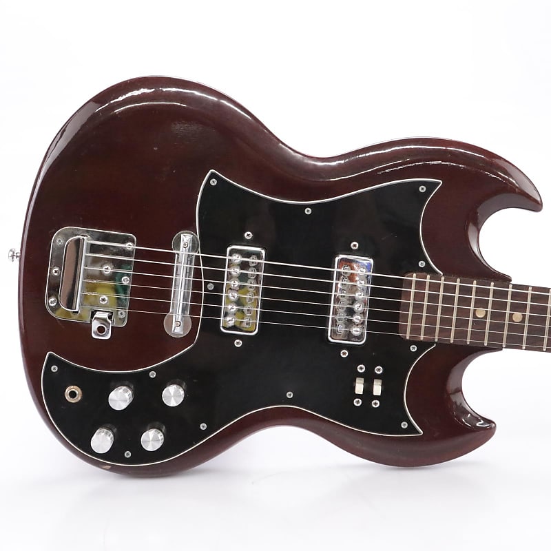 格安新品  SG Style w Guitar Electric Burgundy Japan) in (Made MIJ ギター