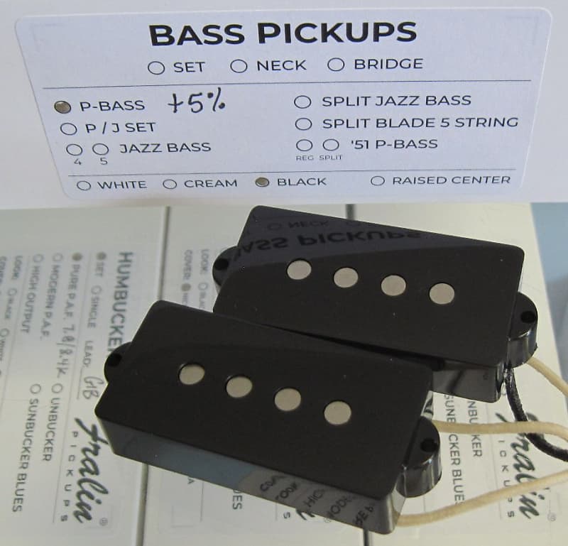 Lindy Fralin Precision Bass Pickups 5% Overwound image 1