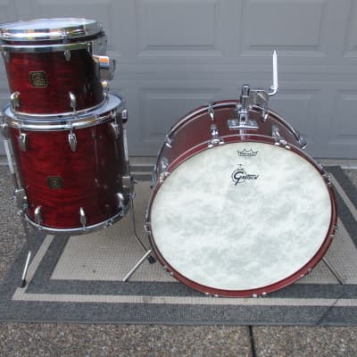 Gretsch Vintage USA Drums, Early 80s, 24" Kick, Lacquer Finish, Maple, Die-Cast Hoops - Very Nice! image 18