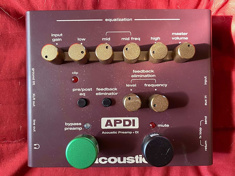 Acoustic APDI Acoustic Preamp Reverb