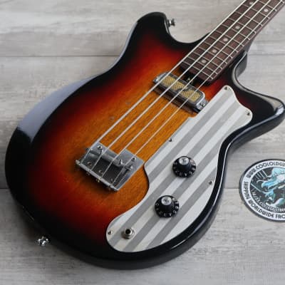 1960's Teisco Japan BS-101 Short Scale Bass w/Goldfoil