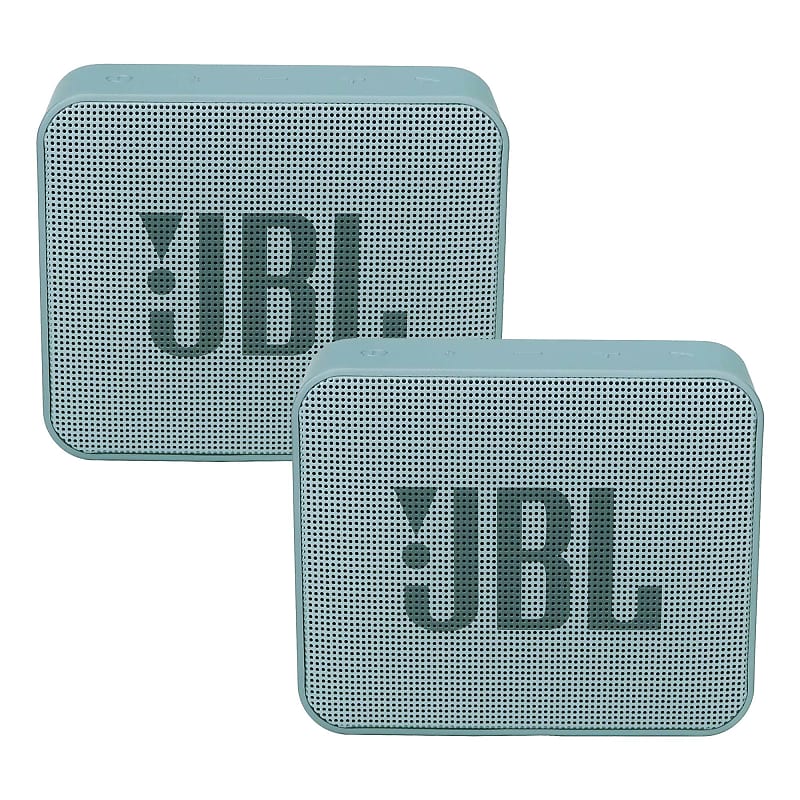 2x JBL Go 2 Wireless Waterproof Speaker Cyan image 1