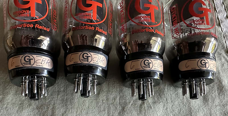 Groove Tubes GTKT-66 HP Matched Quad | Reverb Groove Tubes GTKT-66 HP Matched Quad | Reverb
