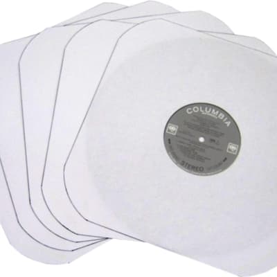 (25) 12IW 12" White Heavyweight Paper Record Inner Sleeves LP Acid Free ARCHIVAL image 2