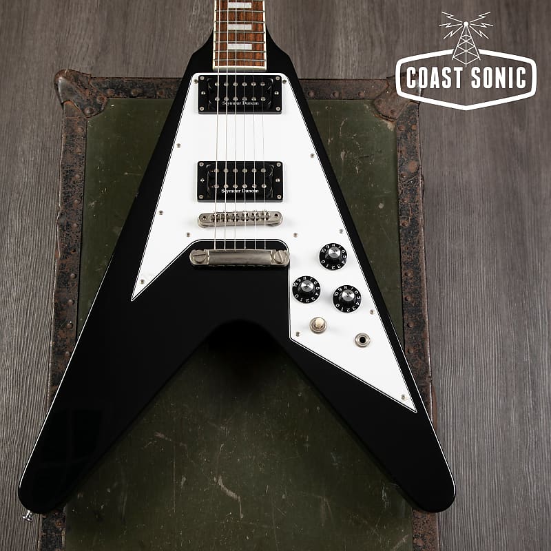 2012 Edwards E-FV-85D Flying V - Black - Made in Japan