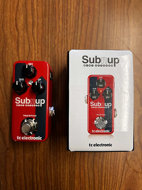 TC Electronic Sub N' Up Mini Octaver 2017 Present Red Reverb