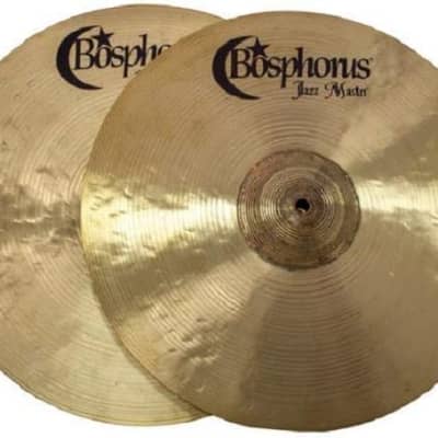 Bosphorus 16" Jazz Master Series Extra Heavy Hi-Hat Cymbals (Pair) image 1