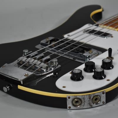 1982 Rickenbacker 4003 Jetglo Finish Electric Bass Guitar w/OHSC image 6