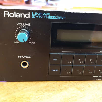 Roland Roland D-550 Vintage Digital Synth Module 1987 - Black image 2