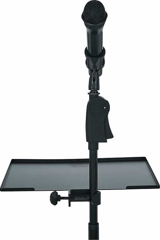 Gator GWF-SHLF-1115 Microphone Stand Clamp-On Utility Shelf, 15" x 11" image 1