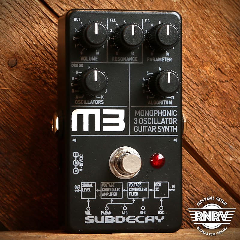Subdecay M3 Monophonic 3 Oscillator Guitar Synth Pedal image 1