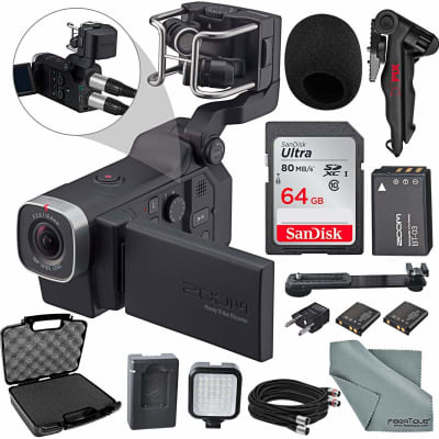 Zoom Q8 Handy Video Recorder Deluxe Accessory Bundle with