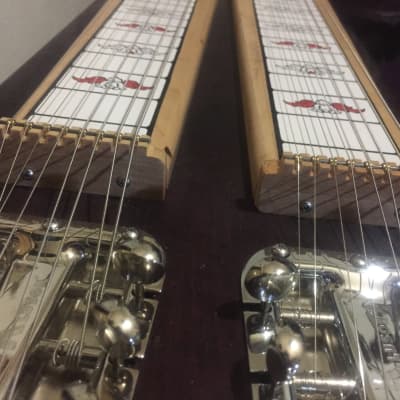 Hudson Double Neck Pedal Steel 8 str. each neck, open E and C6 Fender style and sound image 23
