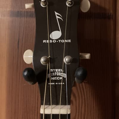 Harmony Reso-Tone closed back tenor banjo 1960s image 3