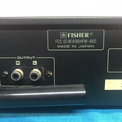 Vintage Fisher FM-660 AM/FM Synthesized Stereo Tuner Tested & Working - Japan image 10