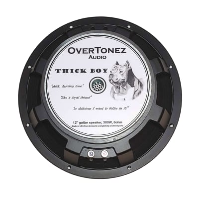 OverTonez Audio Thick Boy 12" Guitar Speaker (EVM-12L, EVM12L, WGS12L, EM12 alternative) 300W, 8ohm image 2