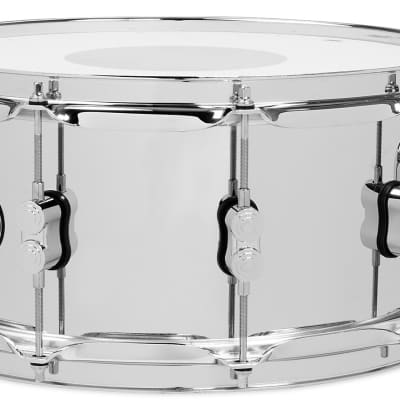 Drum Workshop Chrome Over Steel 6.5x14" Snare Drum image 1