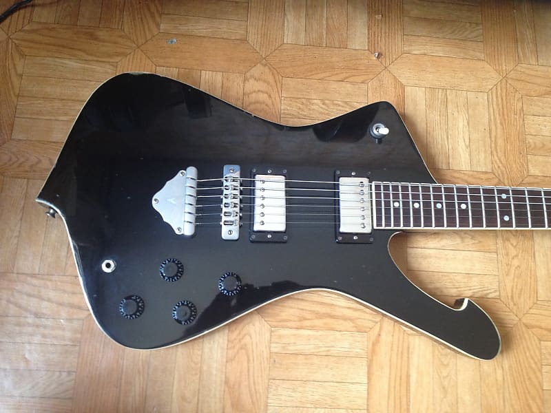80's 1981 Greco Mirage M 600 Iceman Japan Black color True