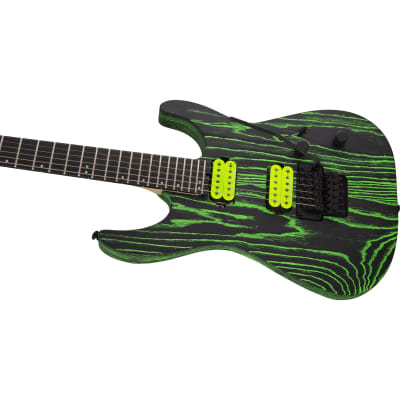 Jackson Pro Series Dinky DK2 Ash Body Guitar - Green Glow image 5
