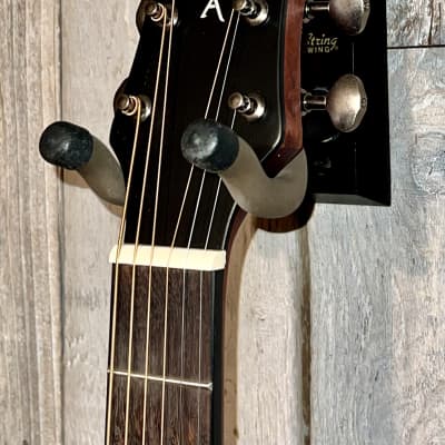 Luna Art Vintage Parlor Solid Top Acoustic-electric Guitar - Distressed Vintage Brownburst image 8