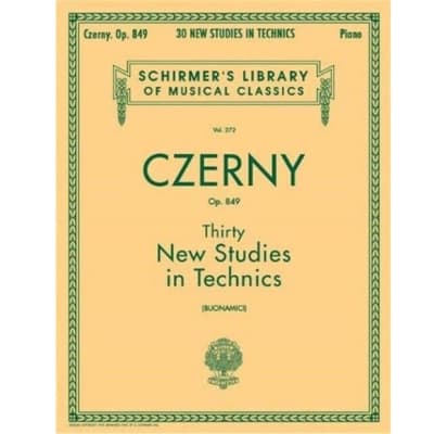Thirty New Studies in Technics, Op. 849: Piano Technique (Schirmer's Library of Musical Classics) image 1