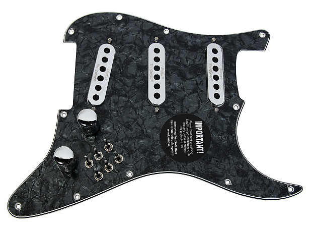 Chrome Burners™ Triple Loaded Pickguard – Lace Music Products