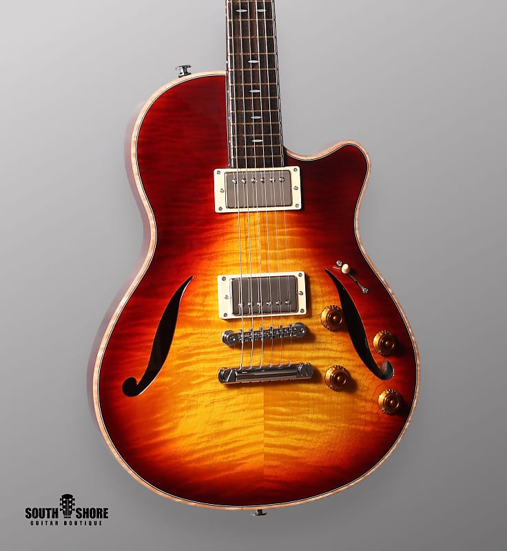 CP Thornton Guitars Professional 2023 - Darkburst w/ 5A Flame Maple Top. NEW (Authorized Dealer) image 1