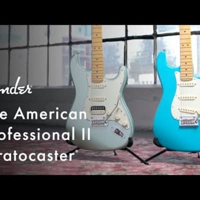 Fender American Professional II Stratocaster Electric Guitar (Dark Night, Rosewood Fretboard) image 9